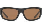 Von Zipper Semi Polarized Sunglasses Black Satin Wildlife Bronze PSZ