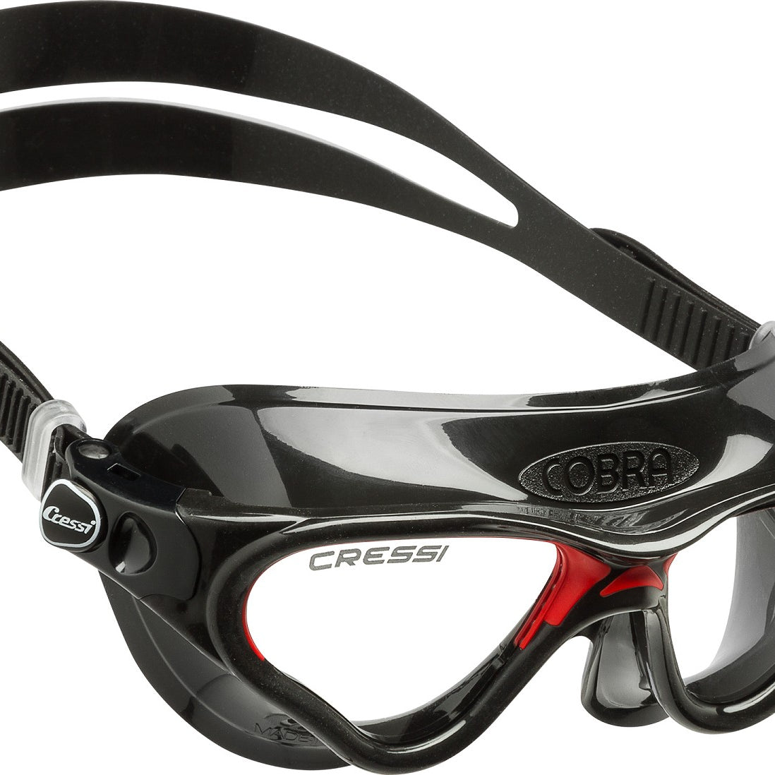 Cressi Cobra Swim Goggle Clear/Black/Clear