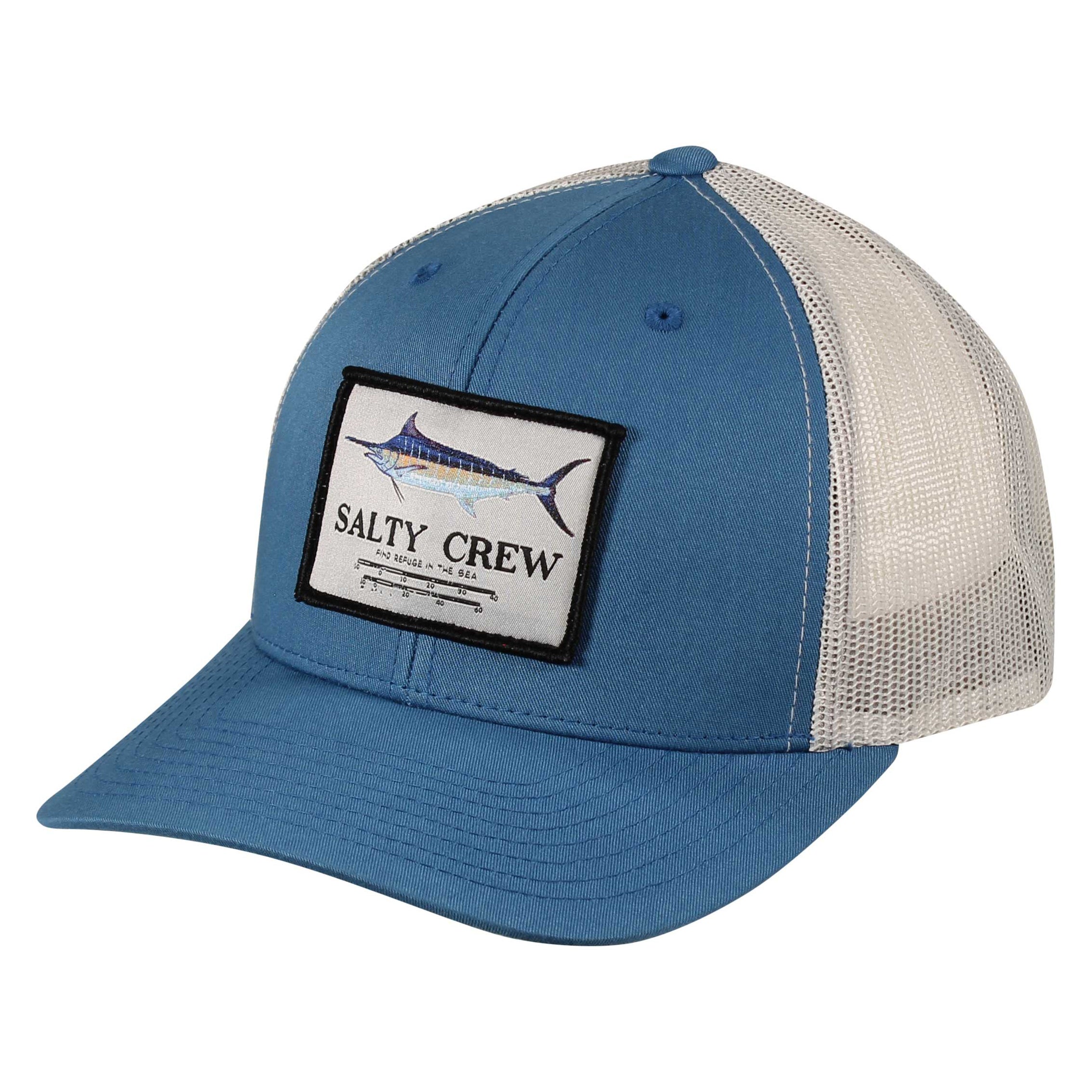 Salty Crew Marlin Mount Trucker Hat Slate/Silver OS