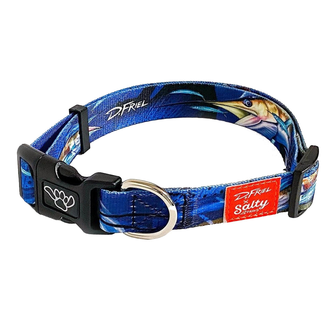 Salty Paws Surfing Dog Collar | Designs for Beach Dogs,  Floral, Fishing, Surfing, Hawaiian,  Sailfish S