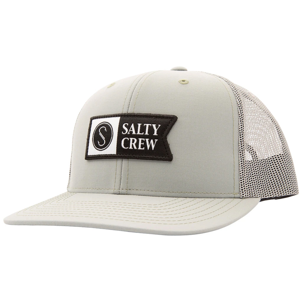 Salty Crew Pinnacle 2 Retro Trucker Hat Sage One SIze