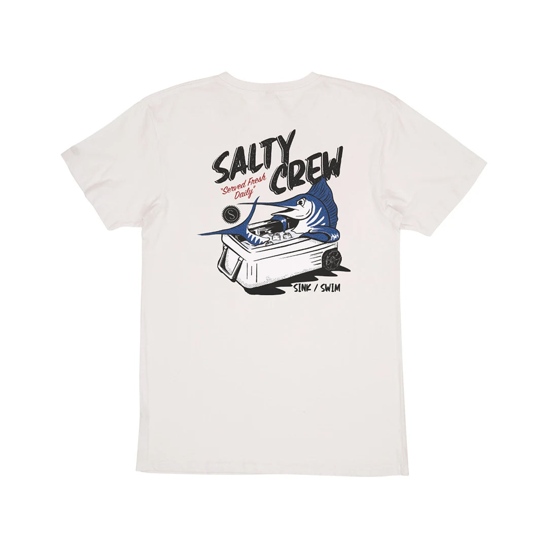 Salty Crew Chillin SS Tee White S