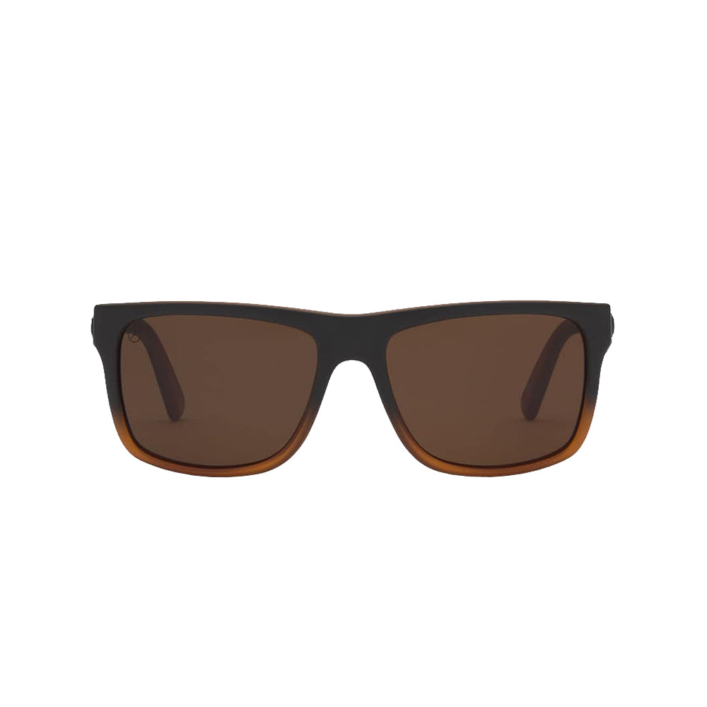 Electric Swingarm Polarized Sunglasses BlackAmber Bronze Square
