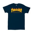 Thrasher Flame S/S Tee Navy L