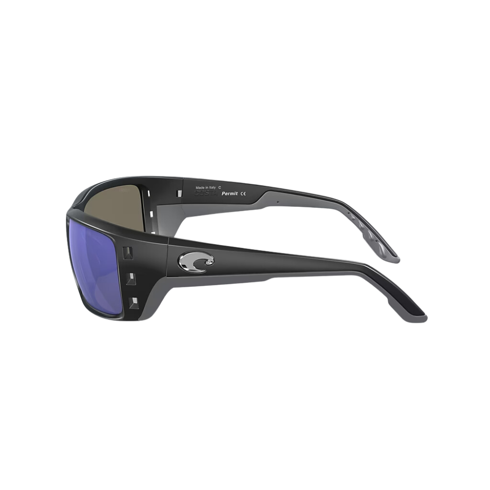 Costa Del Mar Permit Blue Mirror 580G  Matte Black Frame