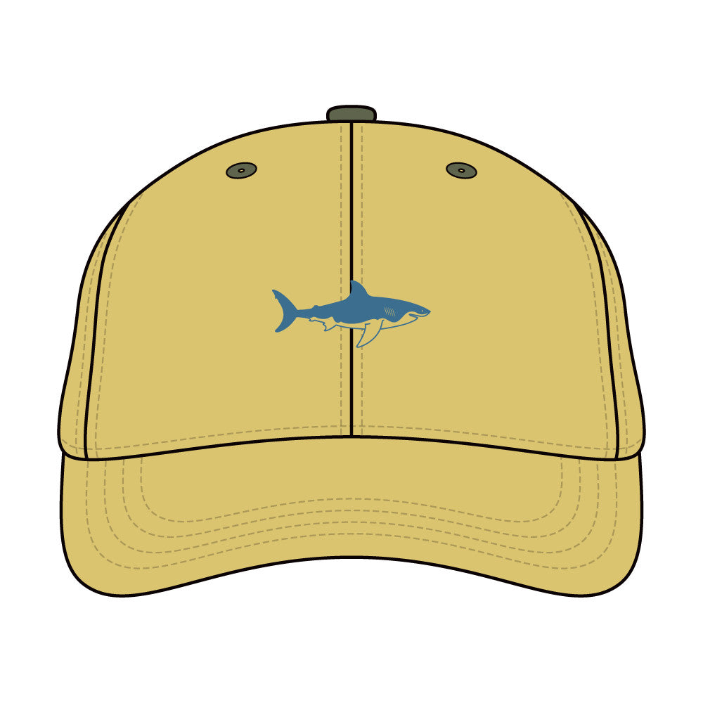 Island Water Sports Low Profile Shark Hat Lemon OS