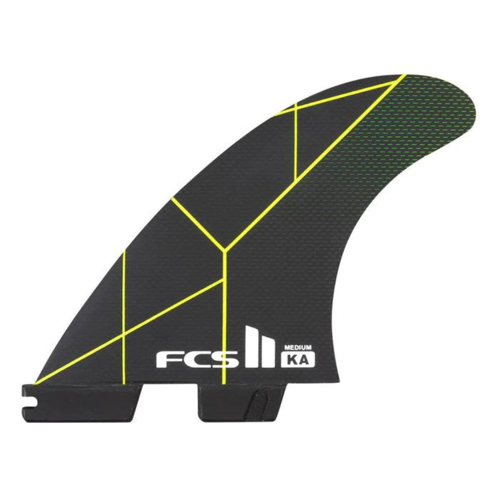 FCS 2 KA PC Tri-Fin Set Black-Acid M