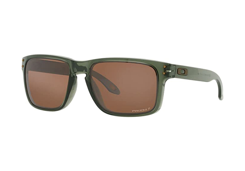 Oakley Holbrook Polarized Sunglasses OliveInk PrizmTungsten Square