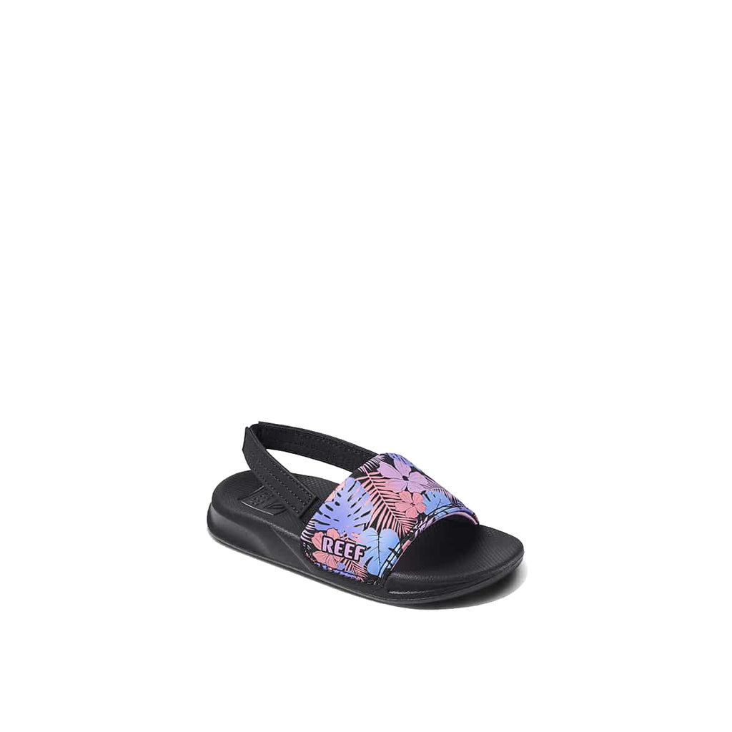 Reef Little One Slide Girls Sandal Purple Fronds 9 C