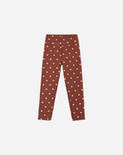 Rylee and Cru Basic Legging Brick Hearts 4-5Y
