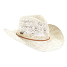 Sun N Sand Western Hat Mix IvoryPolyKnit 3.5