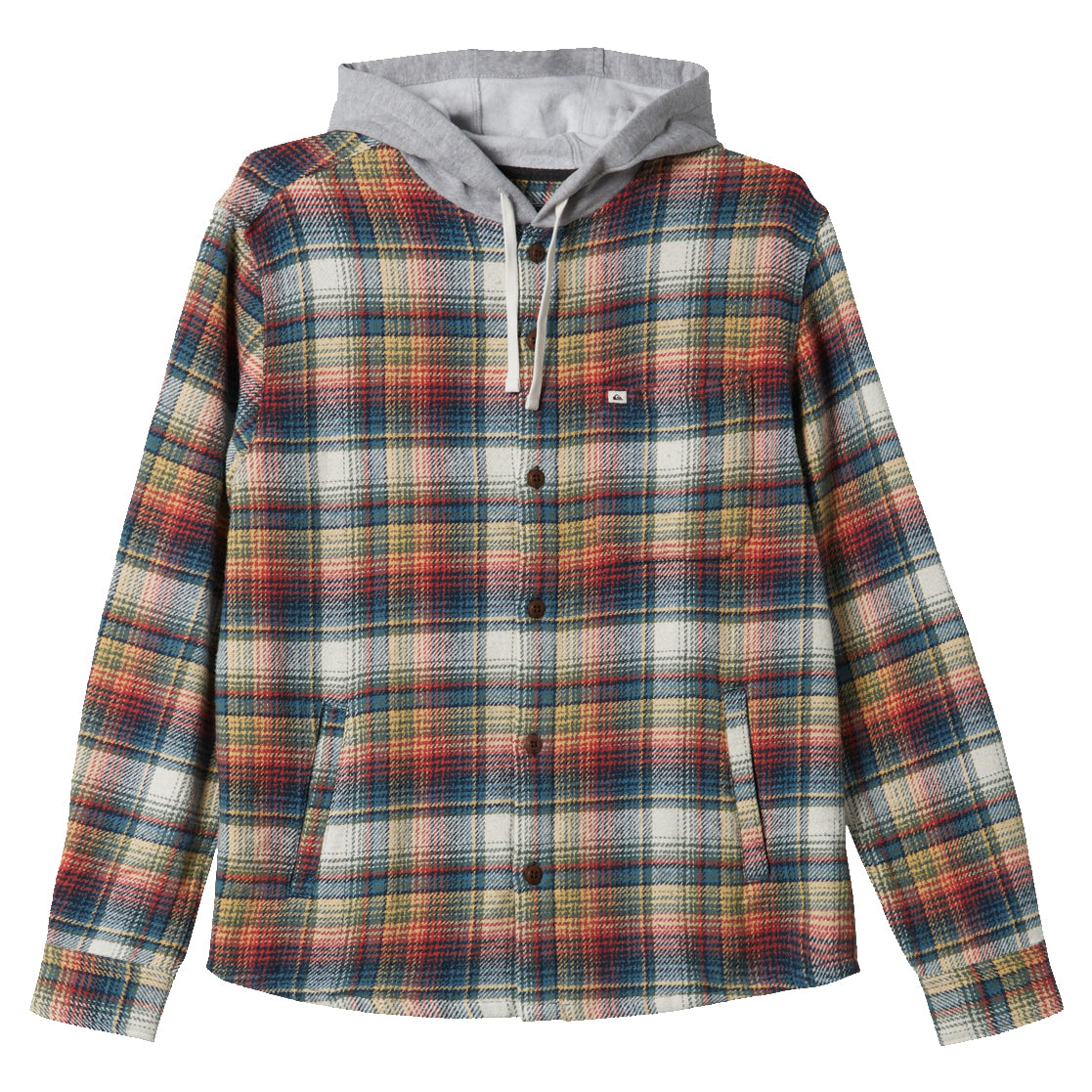 Quiksilver Briggs Hooded Flannel  MMZ9 S
