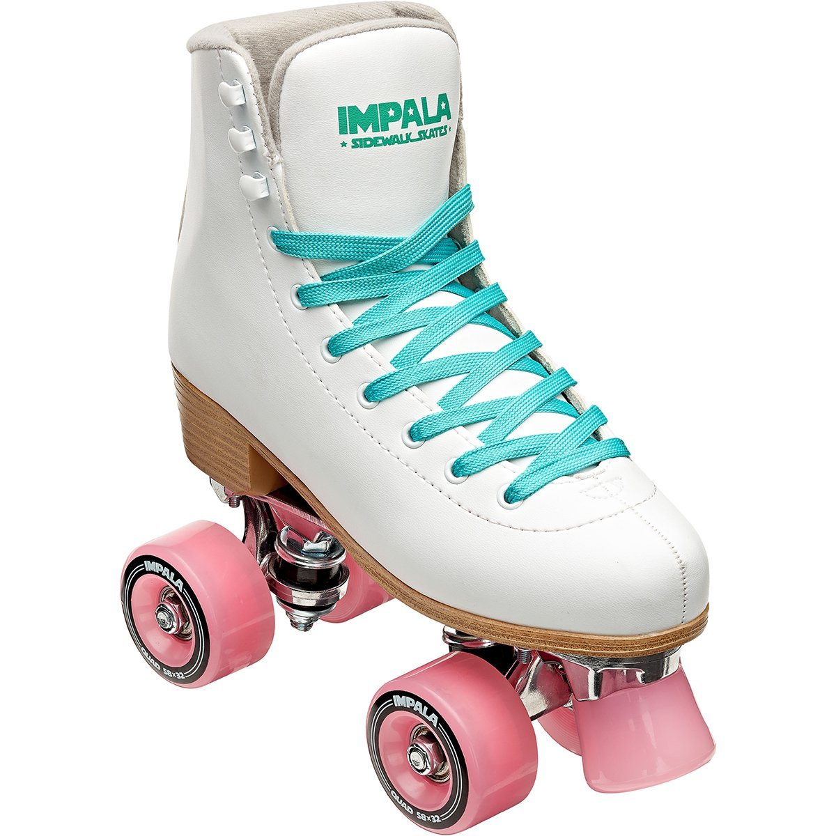 Impala Sidewalk Womens Roller Skates White 8