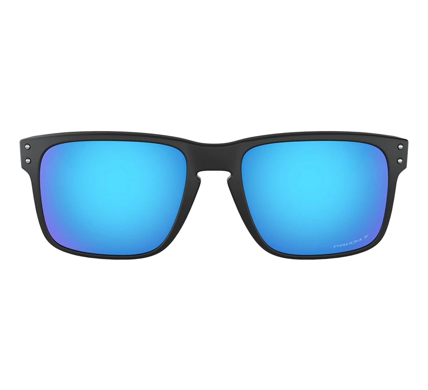 Oakley Holbrook Polarized Sunglasses MatteBlack PrizmSapphire Square