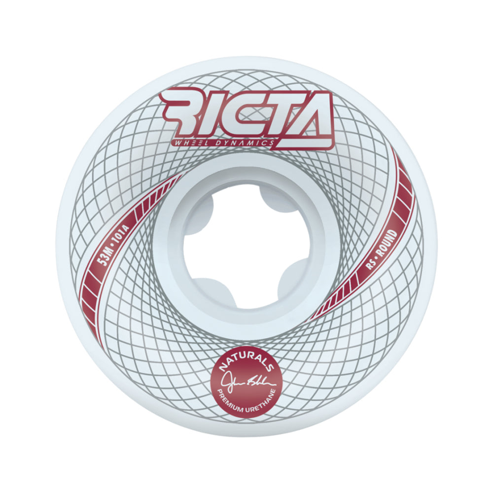 Ricta Vortex Natural 101a Round Wheels White 53mm Shanahan