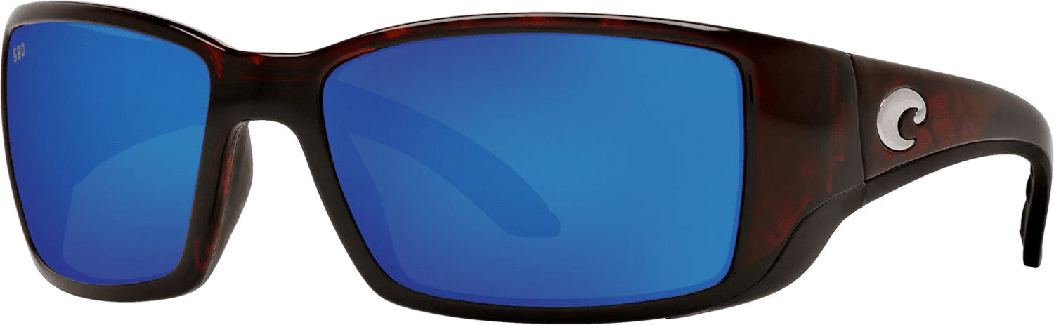 Costa Del Mar Blackfin Sunglasses Tortoise BlueMirror 580G