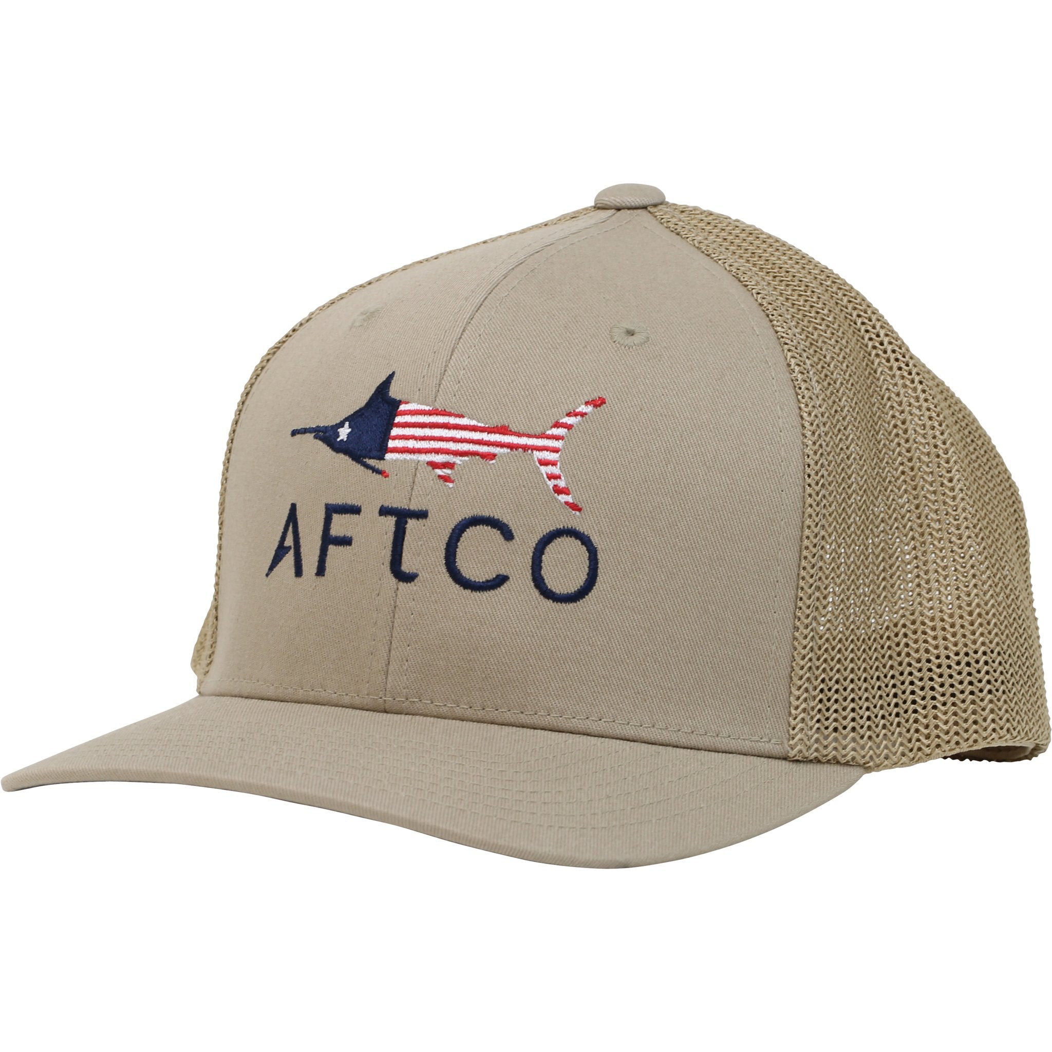 Aftco Meric Flexfit Hat Khaki L/XL