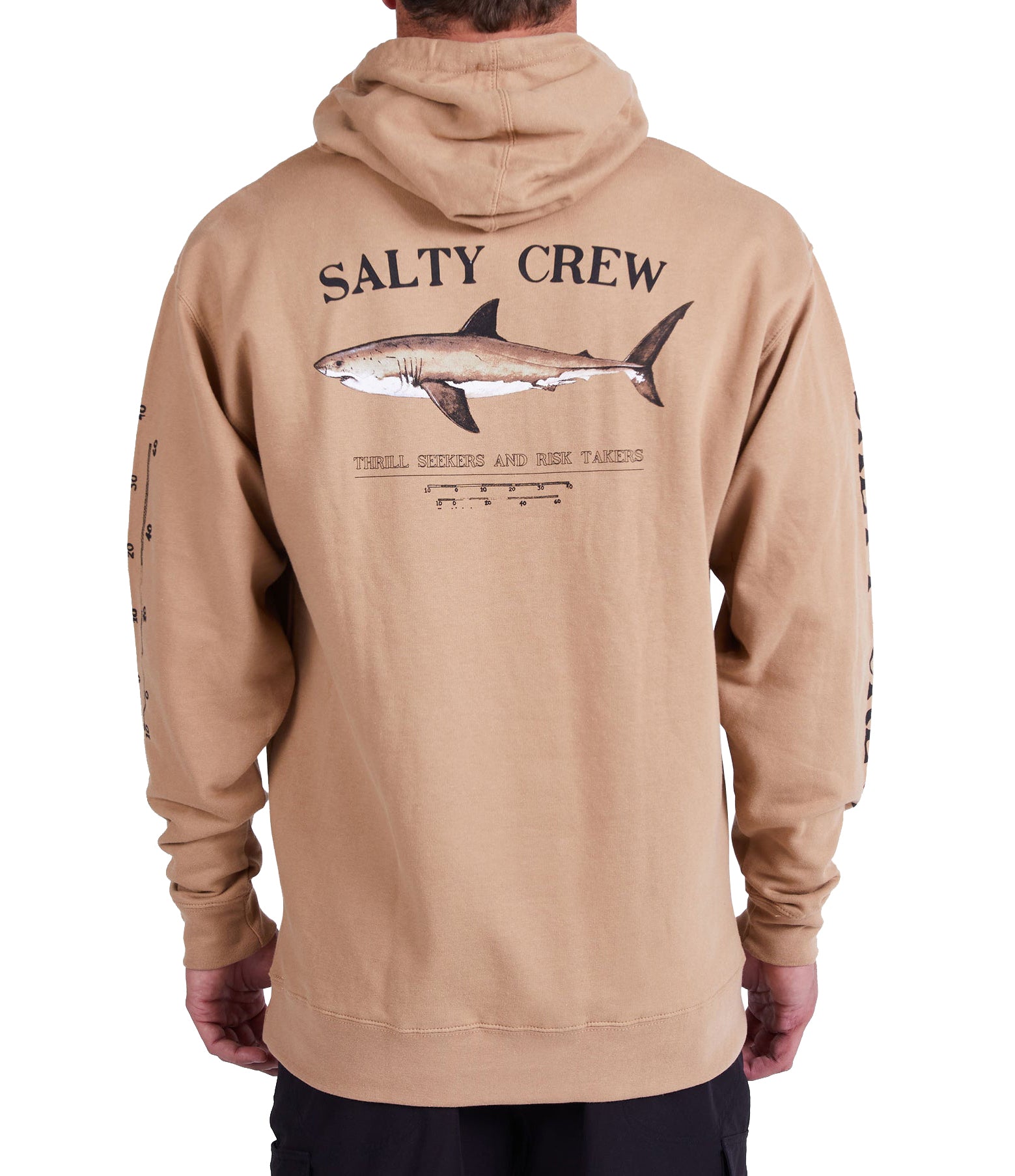 Salty Crew Bruce Hooded Fleece Sandstone M