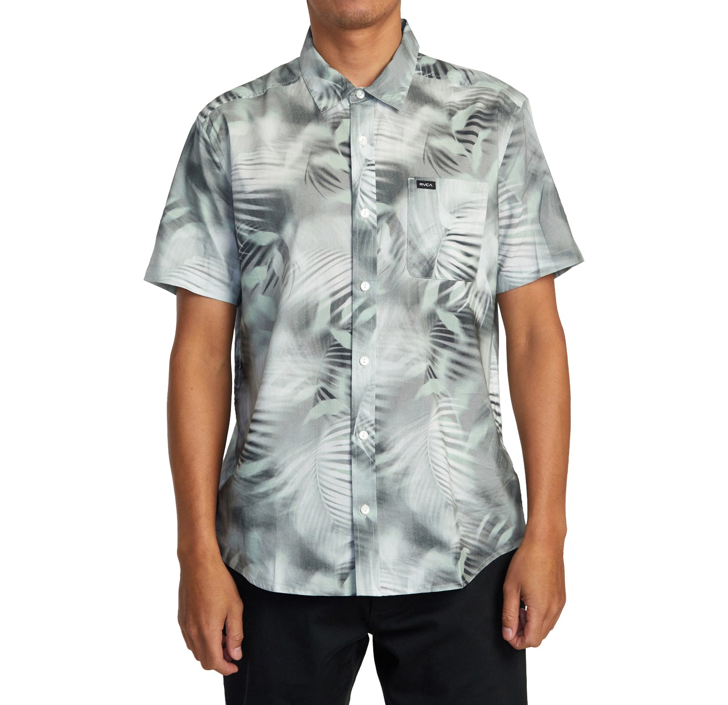 RVCA Spray Palm SS Woven GHZ S