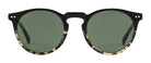Otis Omar Polarized Sunglasses Black Tort Grey Round