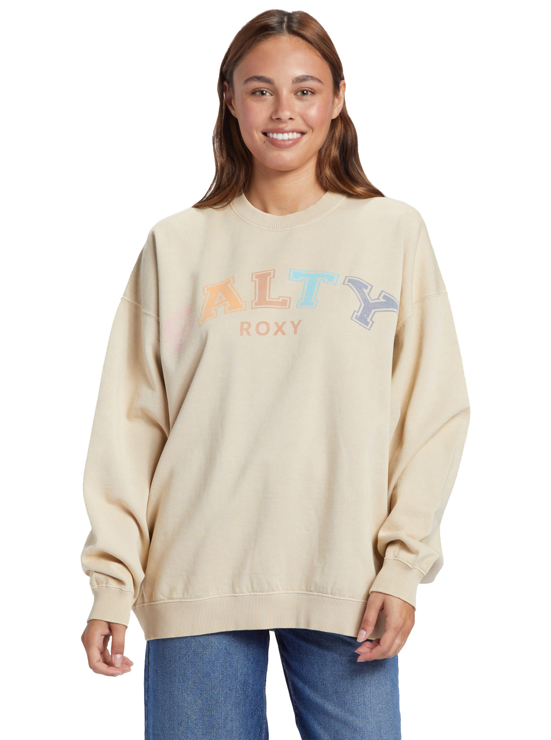 Roxy Lineup Oversized Sweatshirt TEH0 S