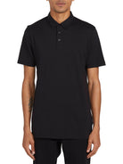 Volcom Wowzer Polo S/S Shirt Black L