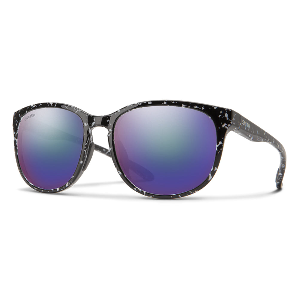 Smith Lake Shasta polarized Sunglasses BlackMarble VioletMirror
