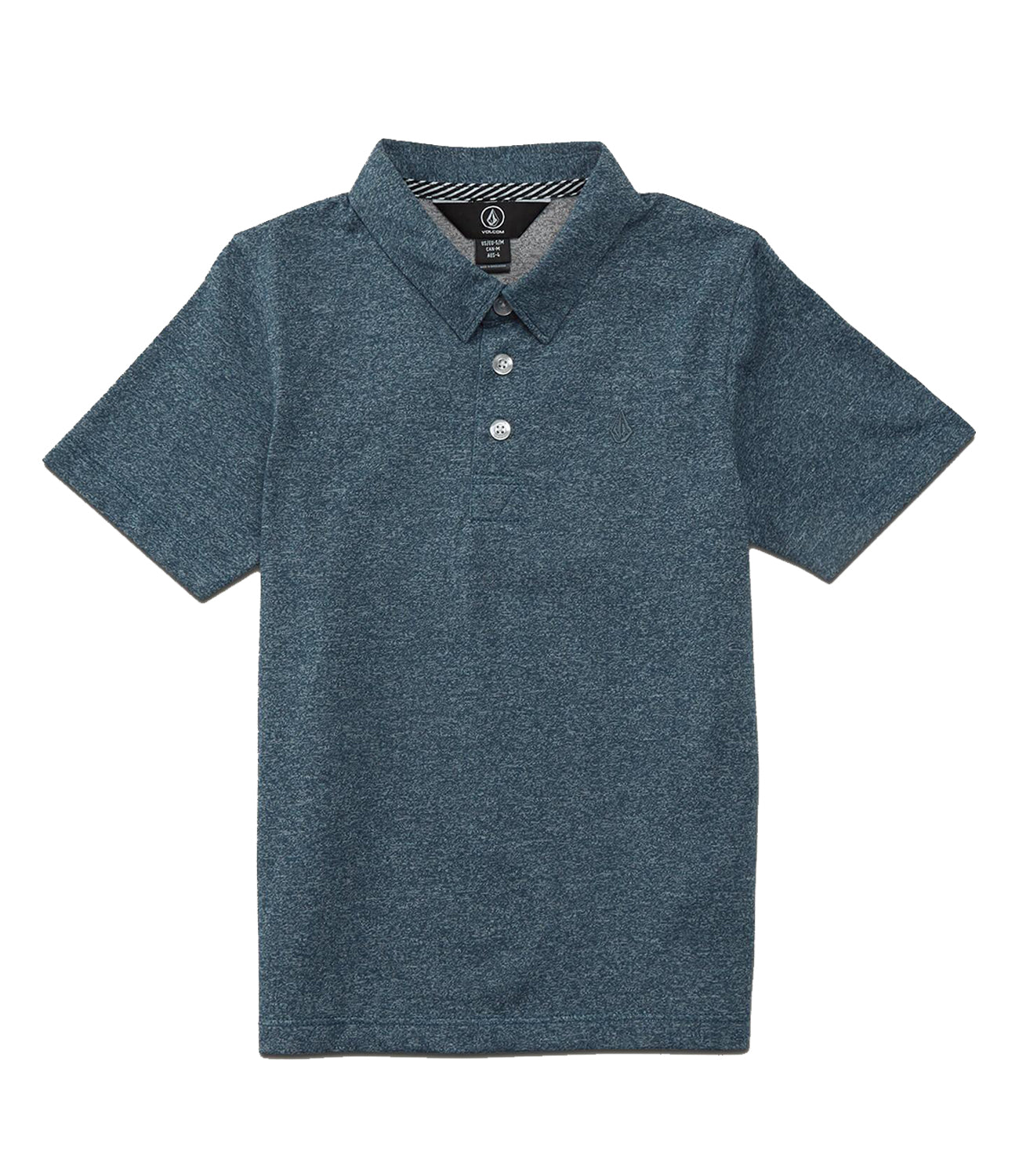 Volcom Wowzer Short Sleeve Kids Polo Shirt NVG 5