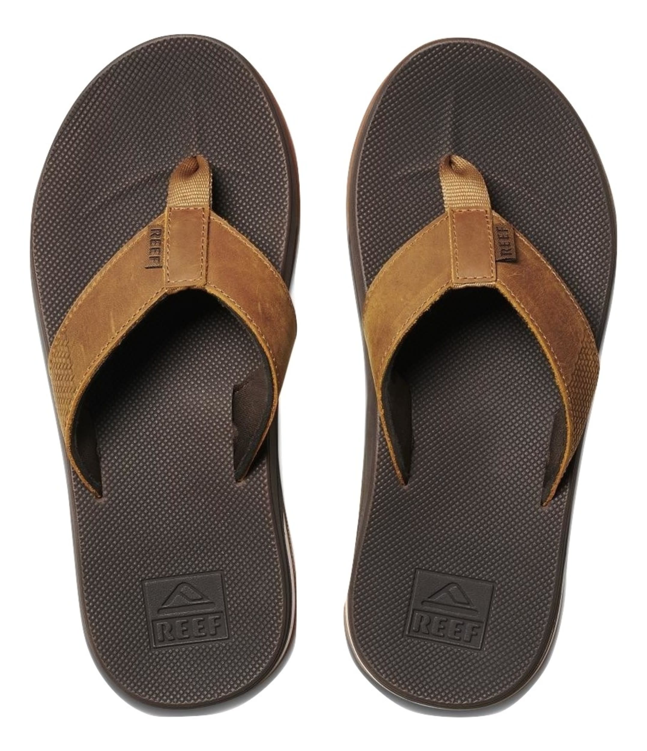 Reef Leather Fanning Low Mens Sandal