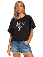 Roxy Trigger Hippie Mid Waist Denim Shorts