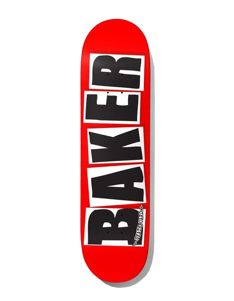 Baker Brand Logo Deck RED/BLK 8.47"
