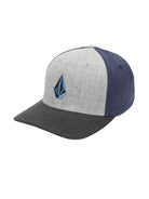 Volcom Full Stone Hthr Flexfit Hat SMB-SMOKEY BLUE S/M