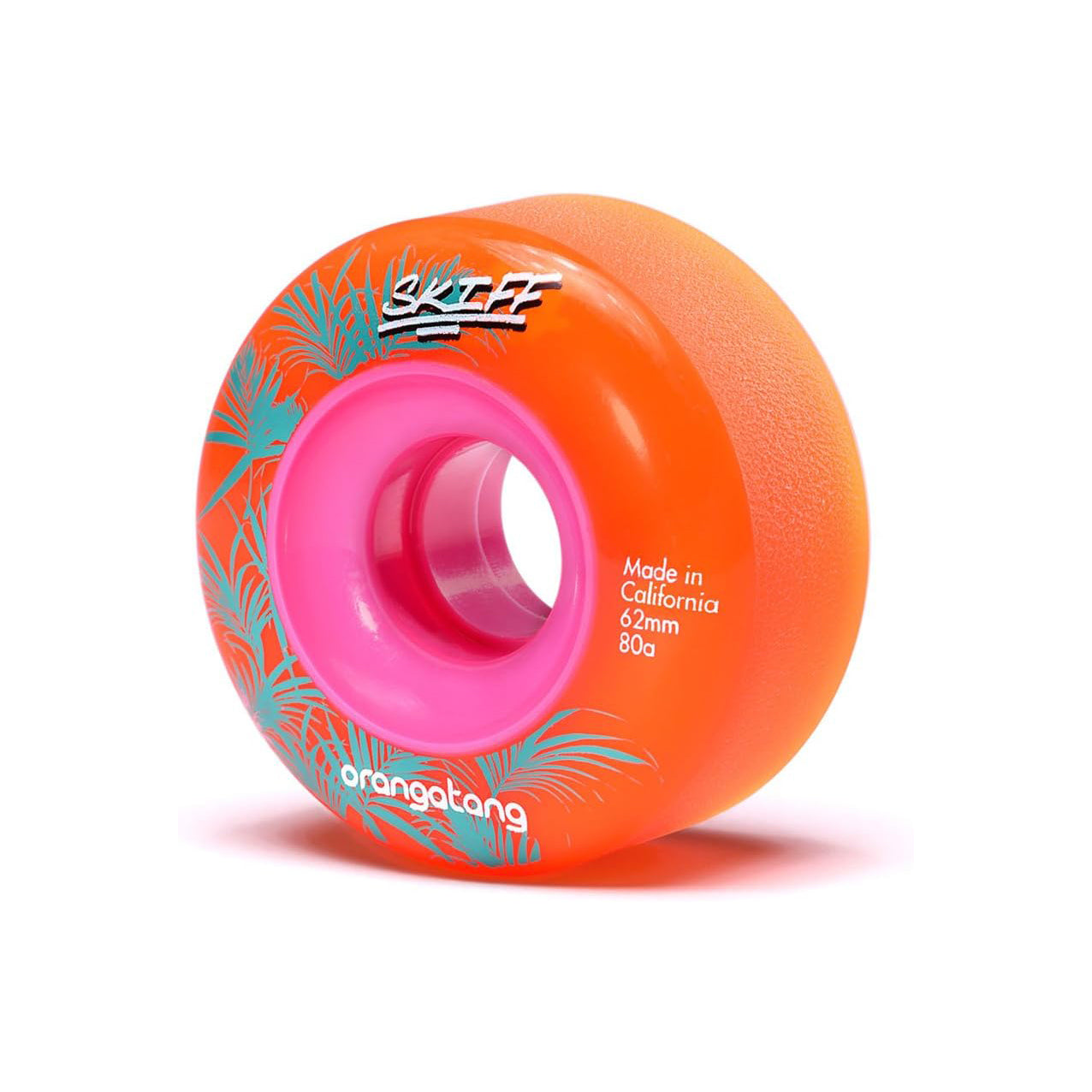 Orangatang Skiff Slasher Skateboard Wheels Orange 62mm 80a