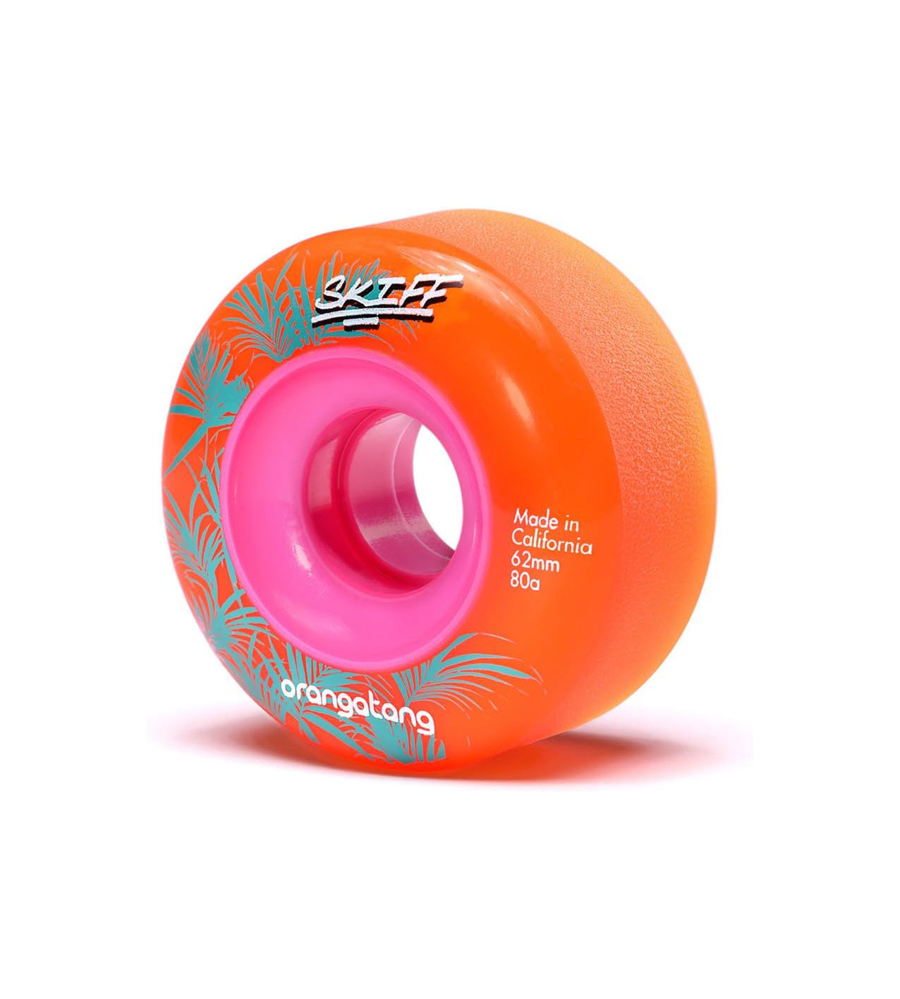 Orangatang Skiff Slasher Skateboard Wheels Orange 62mm 80a