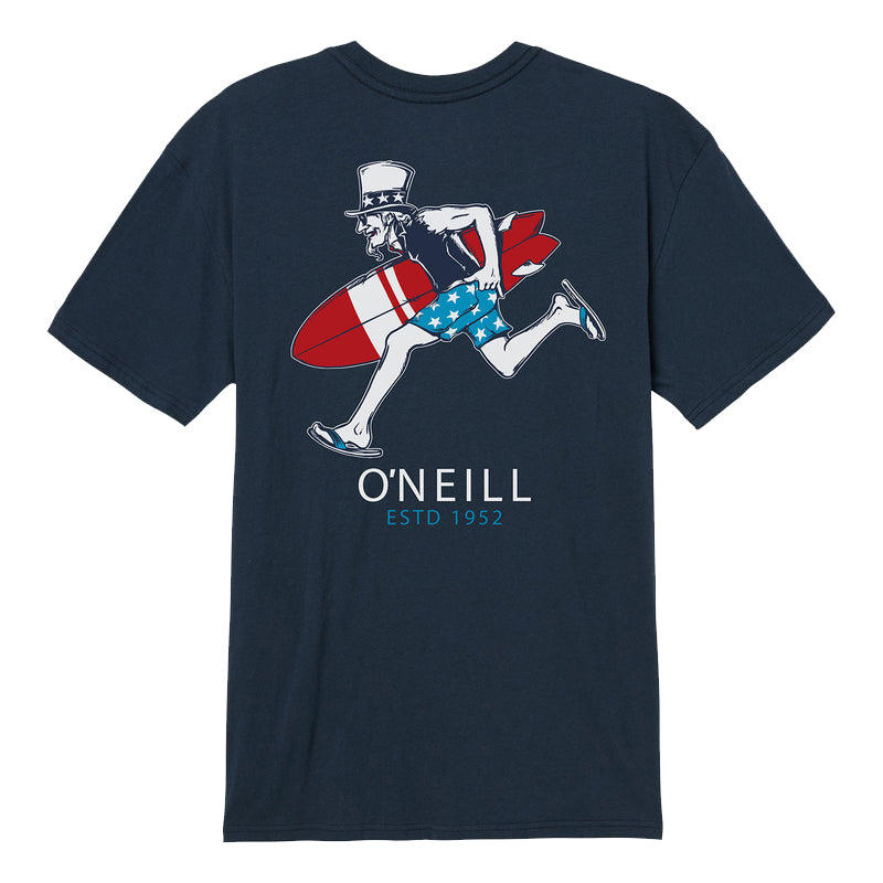 Oneill Freedom Ahead SS Tee NVY2 M