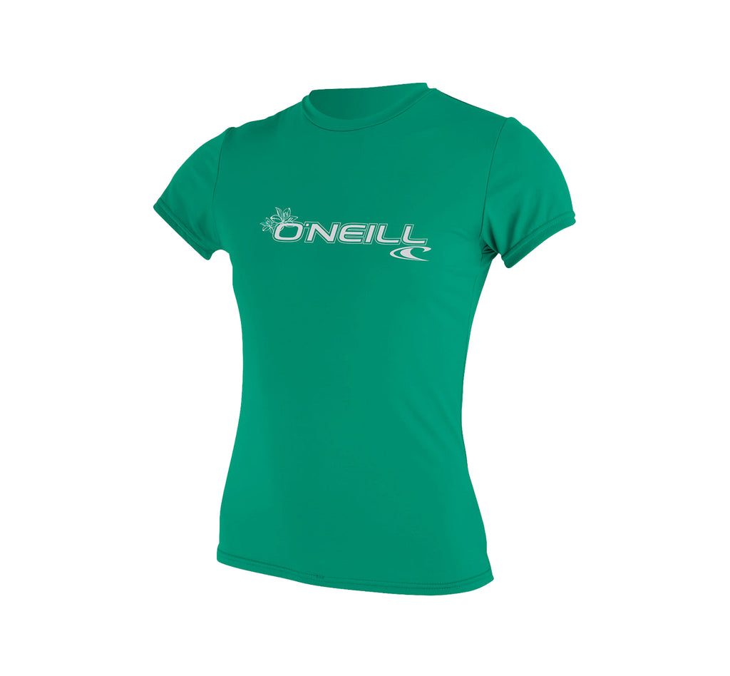 Oneill Women's basic S/S Sun Shirt Sea Glass L