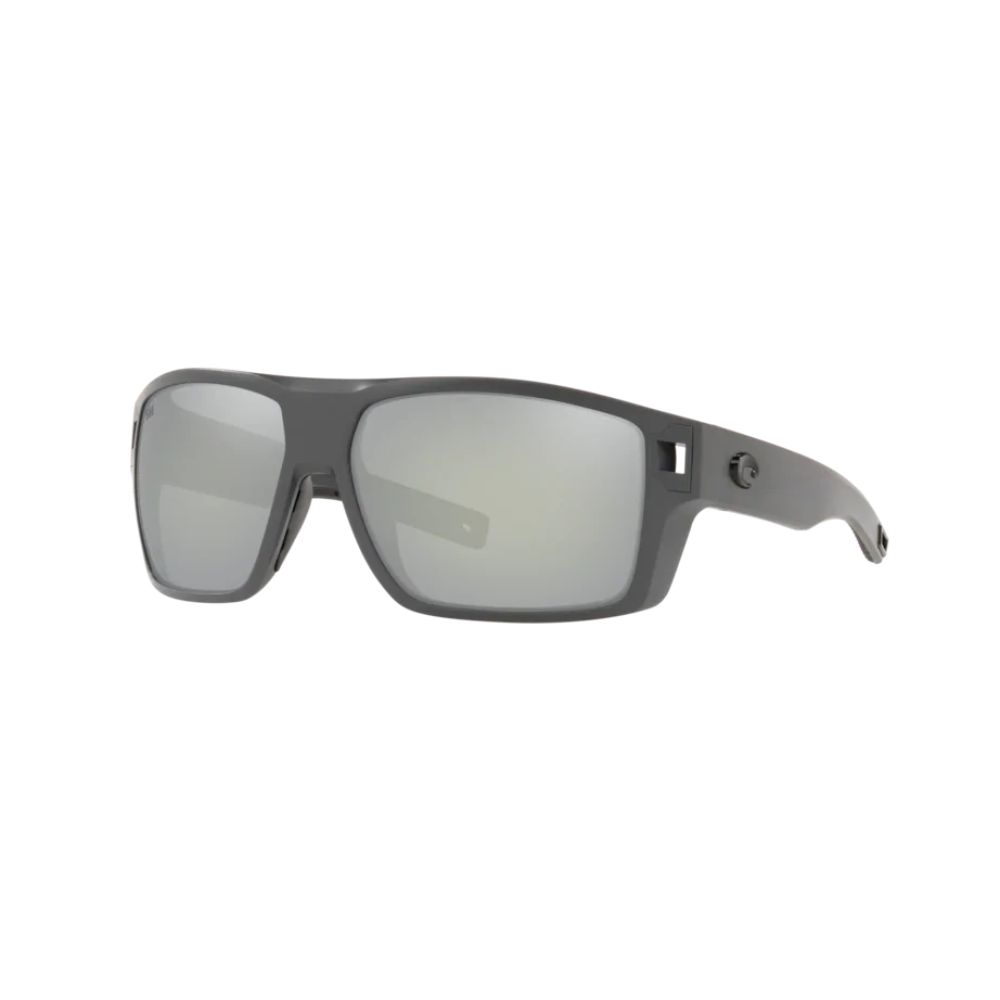 Costa Del Mar Diego Polarized Sunglasses  MatteGray SilverMirror 580G