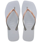 Havaianas Slim Square Glitter Womens Sandal 3498-Ice Grey 7