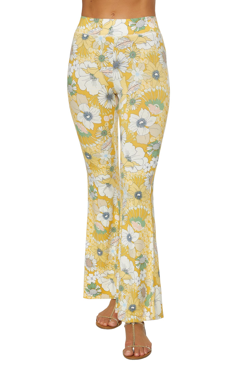 O'Neill Daisy Belle Floral Pants YEL XS