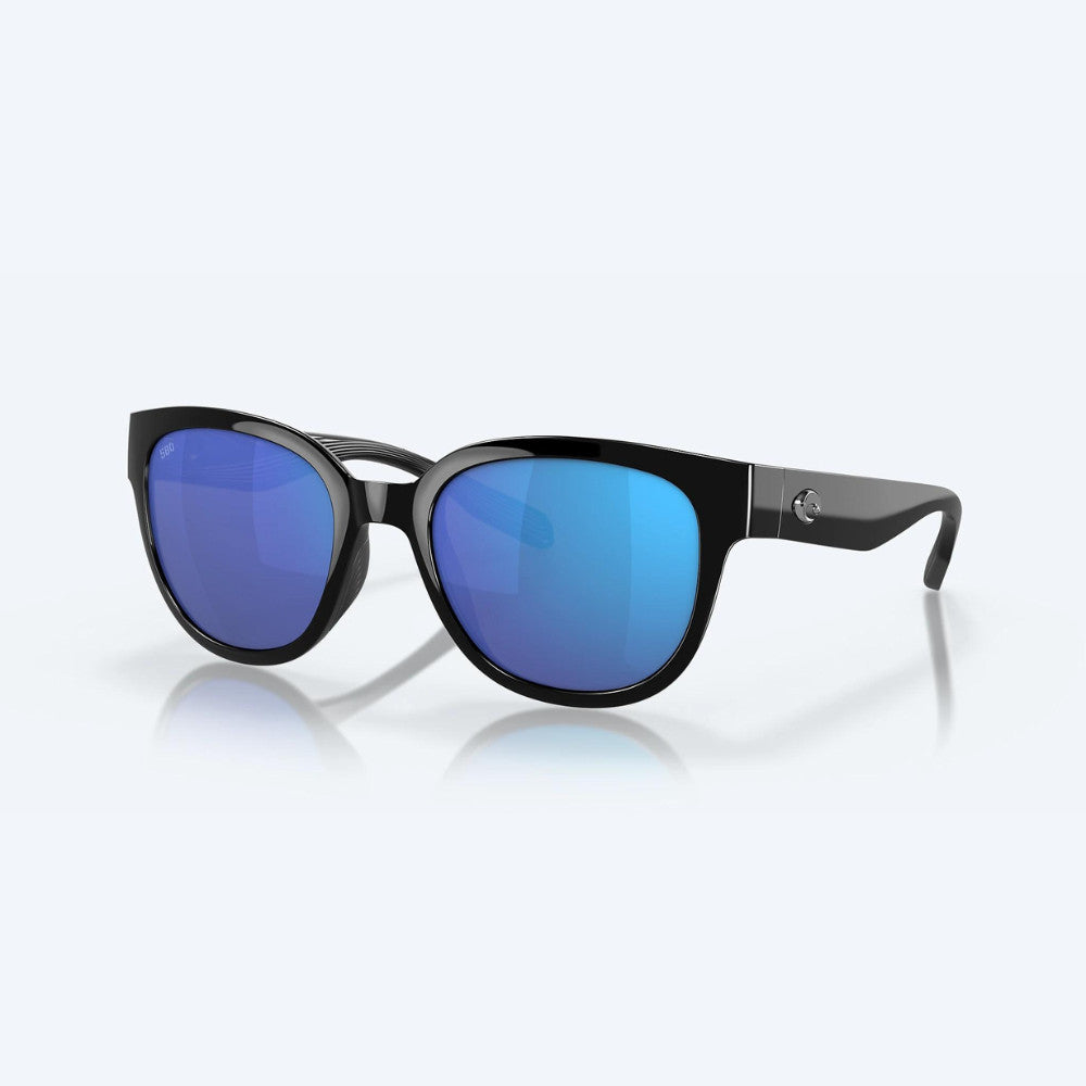 Costa Del Mar Salina Polarized Sunglasses Black BlueMirror 580G