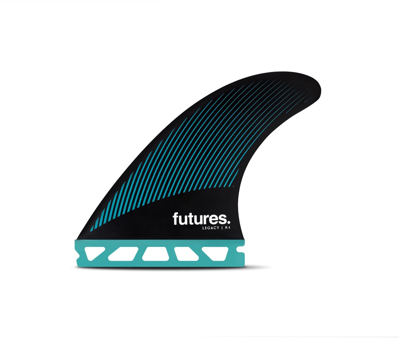 Future Fins R4 Legacy Thruster Fin Set Teal-Black S