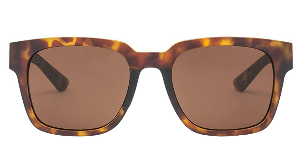 Electric Zombie Sport Polarized Sunglasses Matte Tort Ohm Bronze Square