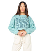 Roxy Morning Hike Crop Sweatshirt BSG M