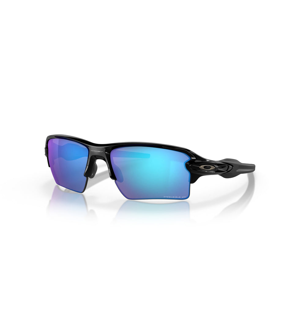 Oakley Flak 2.0 XL Polarized Sunglasses PolishedBlack PrizmSapphire Sport