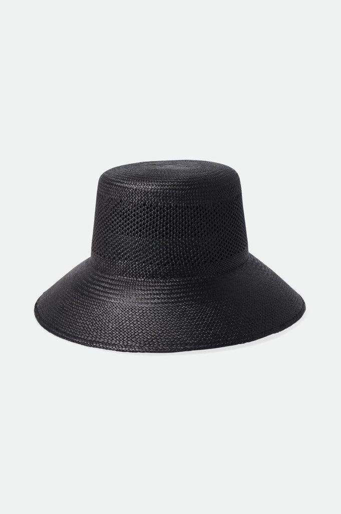 Lopez Panama Straw Bucket Hat - Coronado Black.