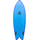 Channel Islands Surfboards Feb Fish Blue/Purple 5ft5in Futures