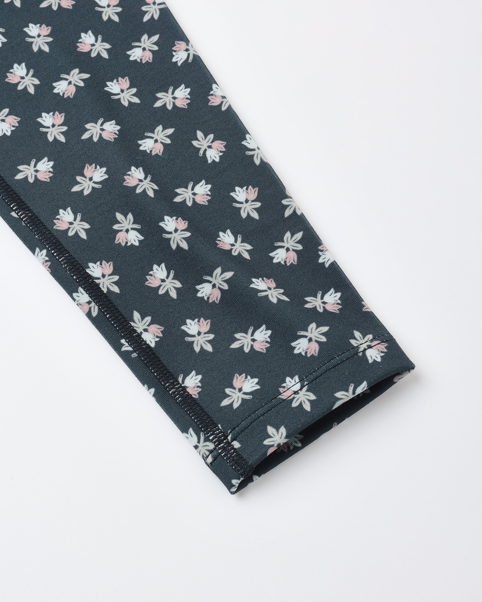 Rylee and Cru Basic Legging Blue Blooms 4-5Y