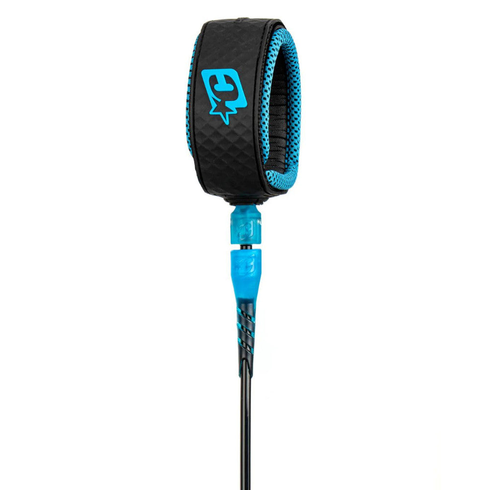 Creatures of Leisure Reliance Longboard Ankle Leash Black-Cyan 9ft0in