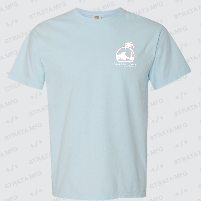 IWS Script Stroke Comfort Colors SS Shirt IceBlue-Pink-White S