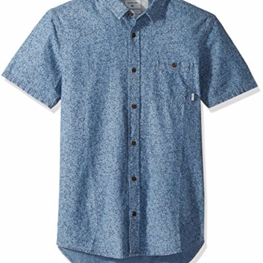 Quiksilver Printed Chambray SS Woven BYL6-Chambray L